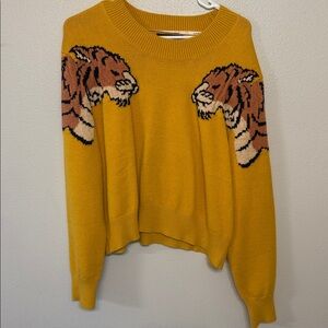 MINKPINK Mustard Knit Sweater